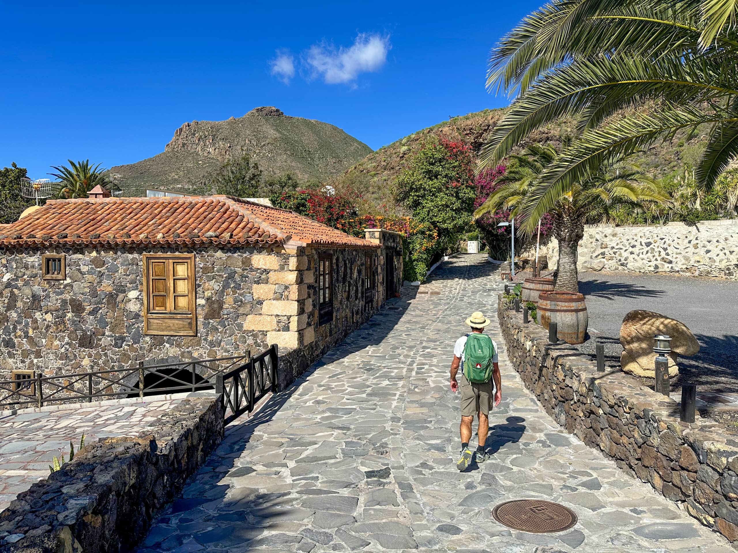 Casa Rural in San Miguel und gepflasterter Wanderweg