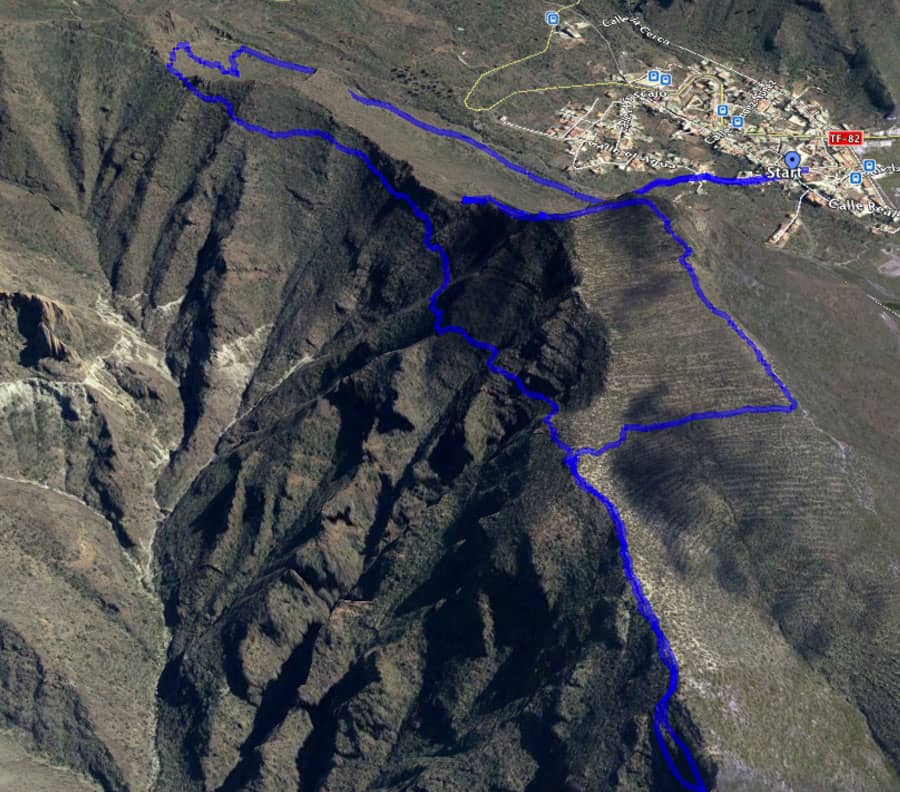 Track Tamaimo- rock gate El Bujero - Guama - Tamaimo