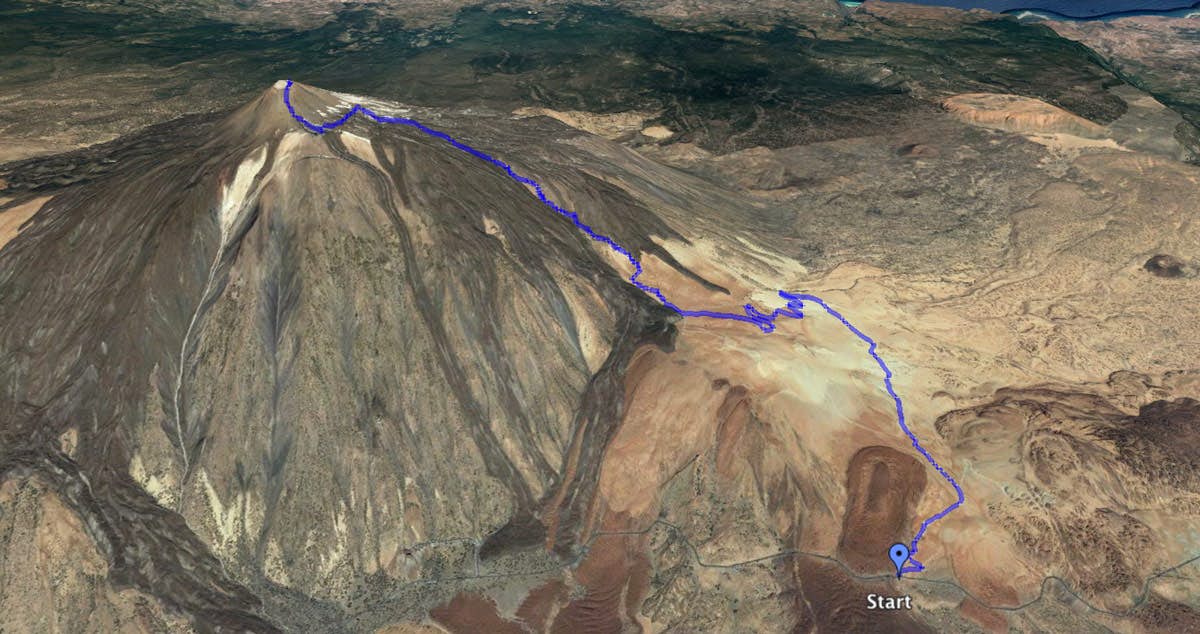 Track Pico del Teide