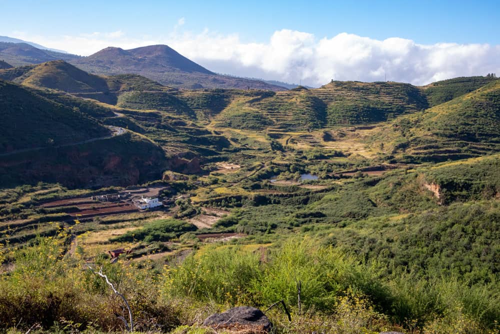 view to Erjos from the ridge