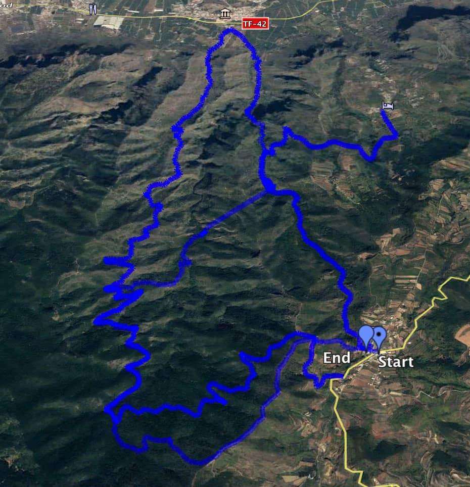 variant tracks around Erjos and the tunnel