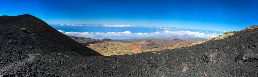 Panorama view from the sloops of Pico Viejo