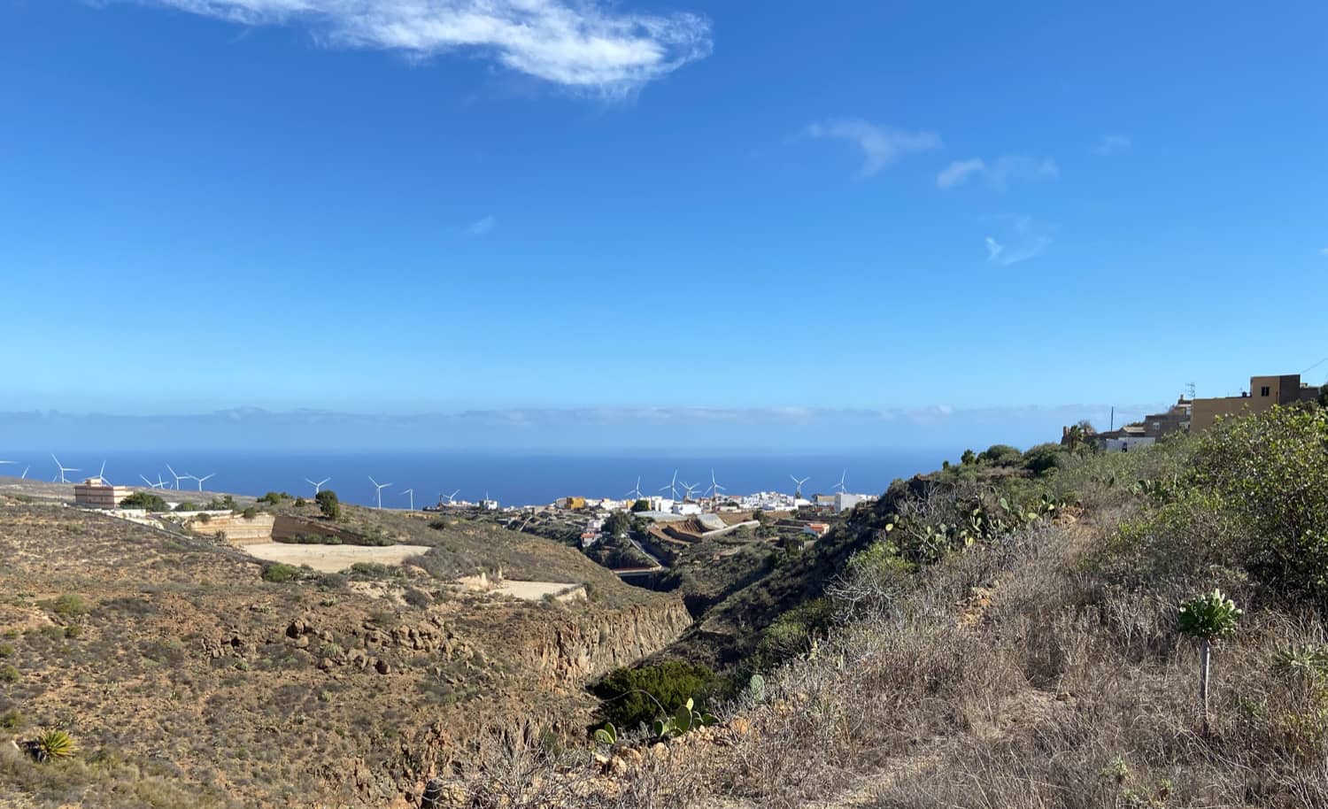 View of the east coast of Tenerife