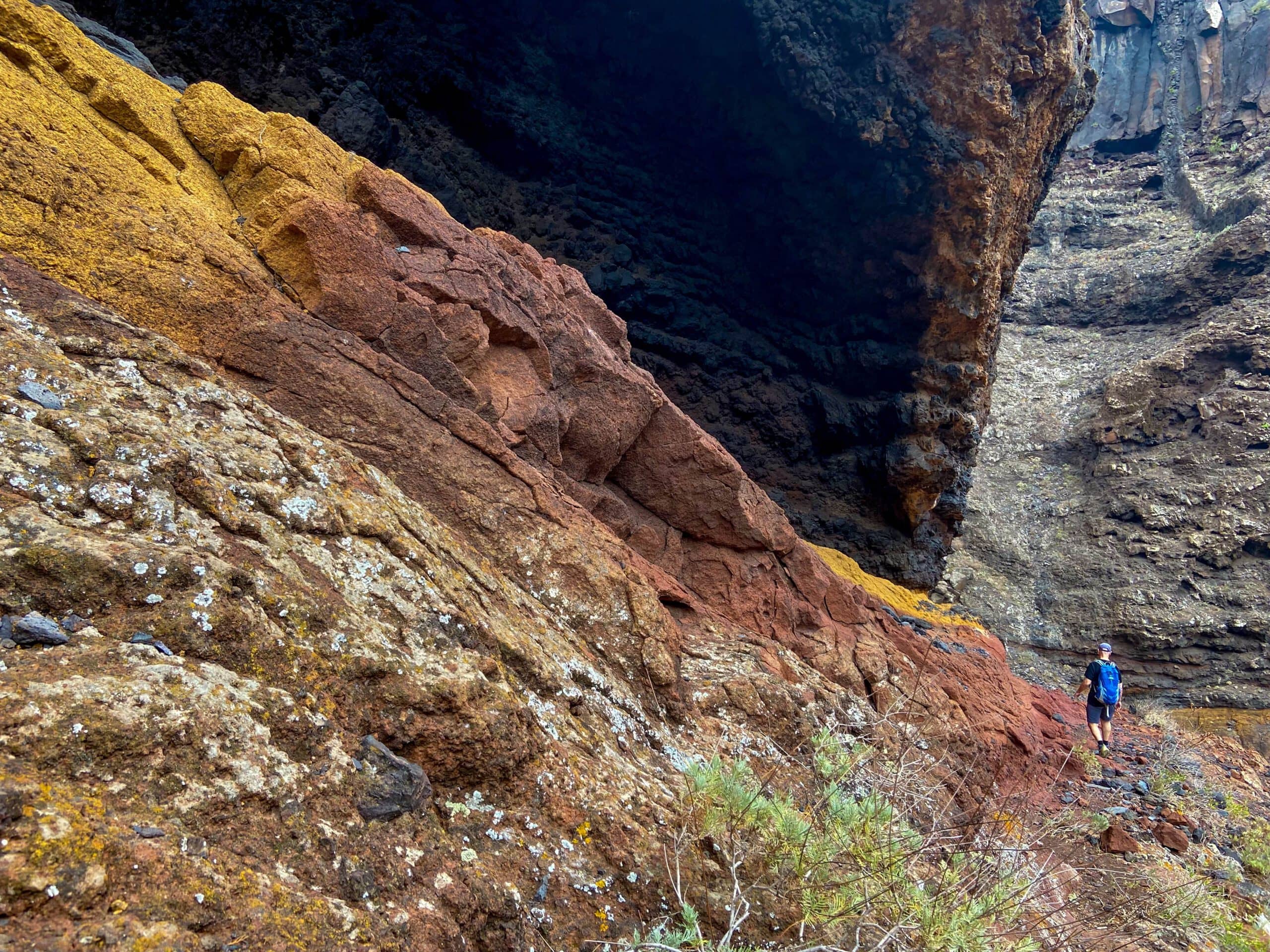 Hikers at the Barranco Juan López rock band