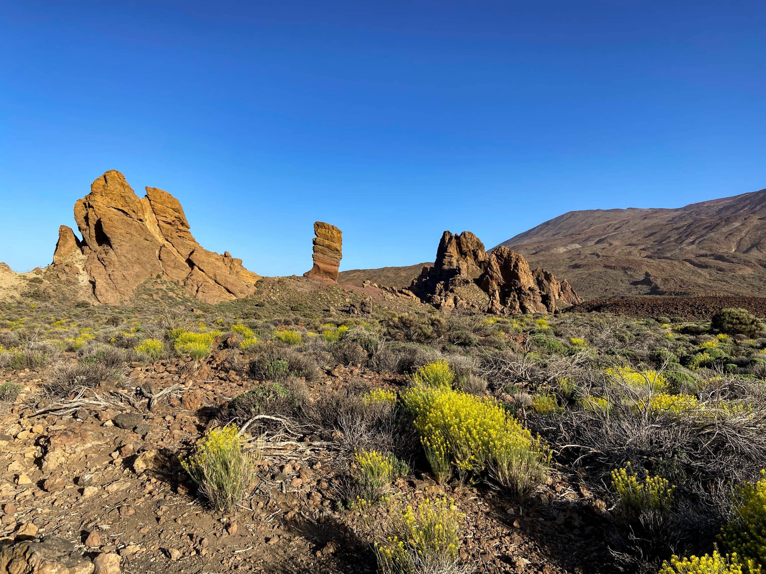 Starting point of the hike at the Roques de García