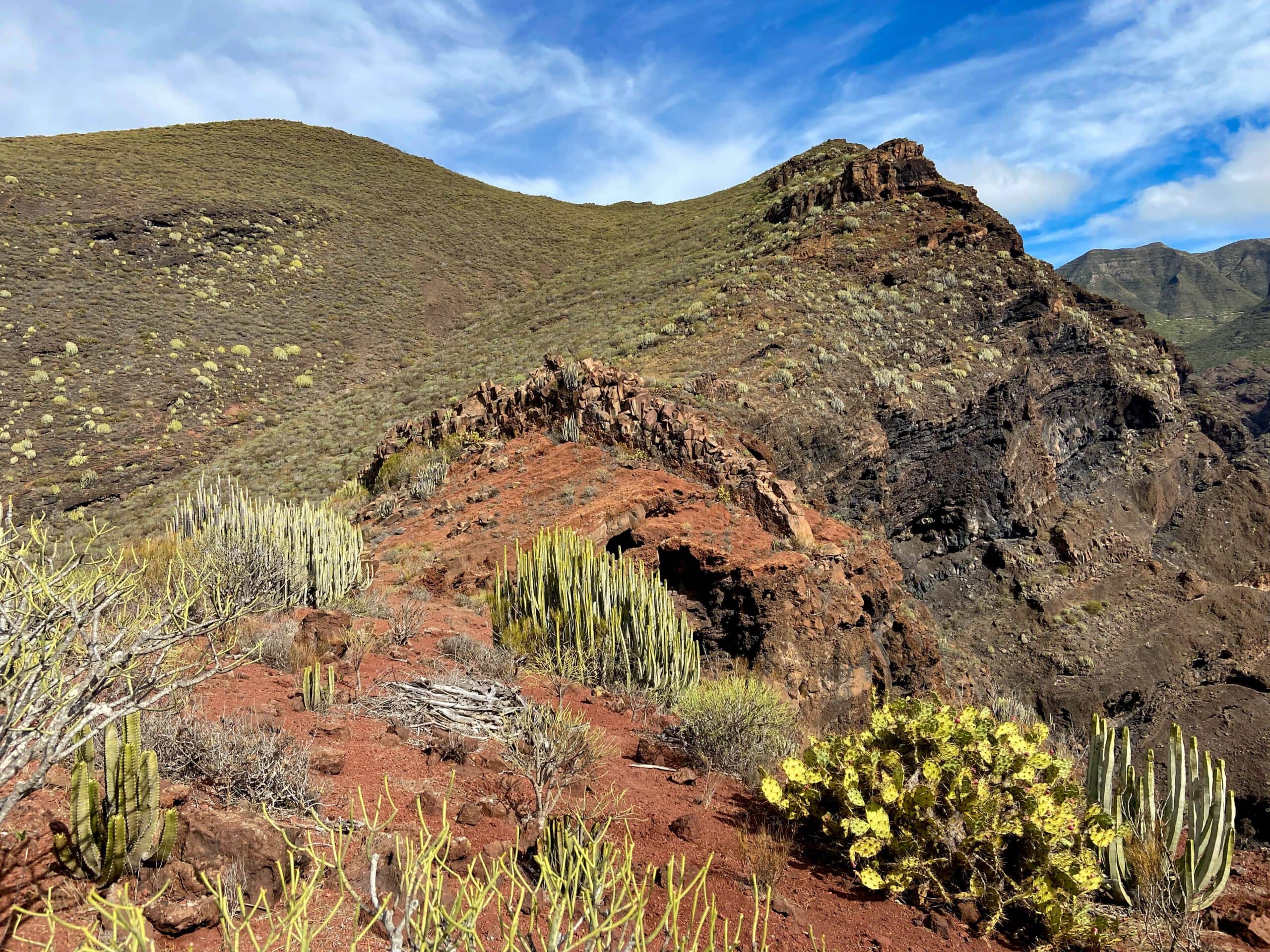 Vista de la barra de roca y el Abache  desde abajo