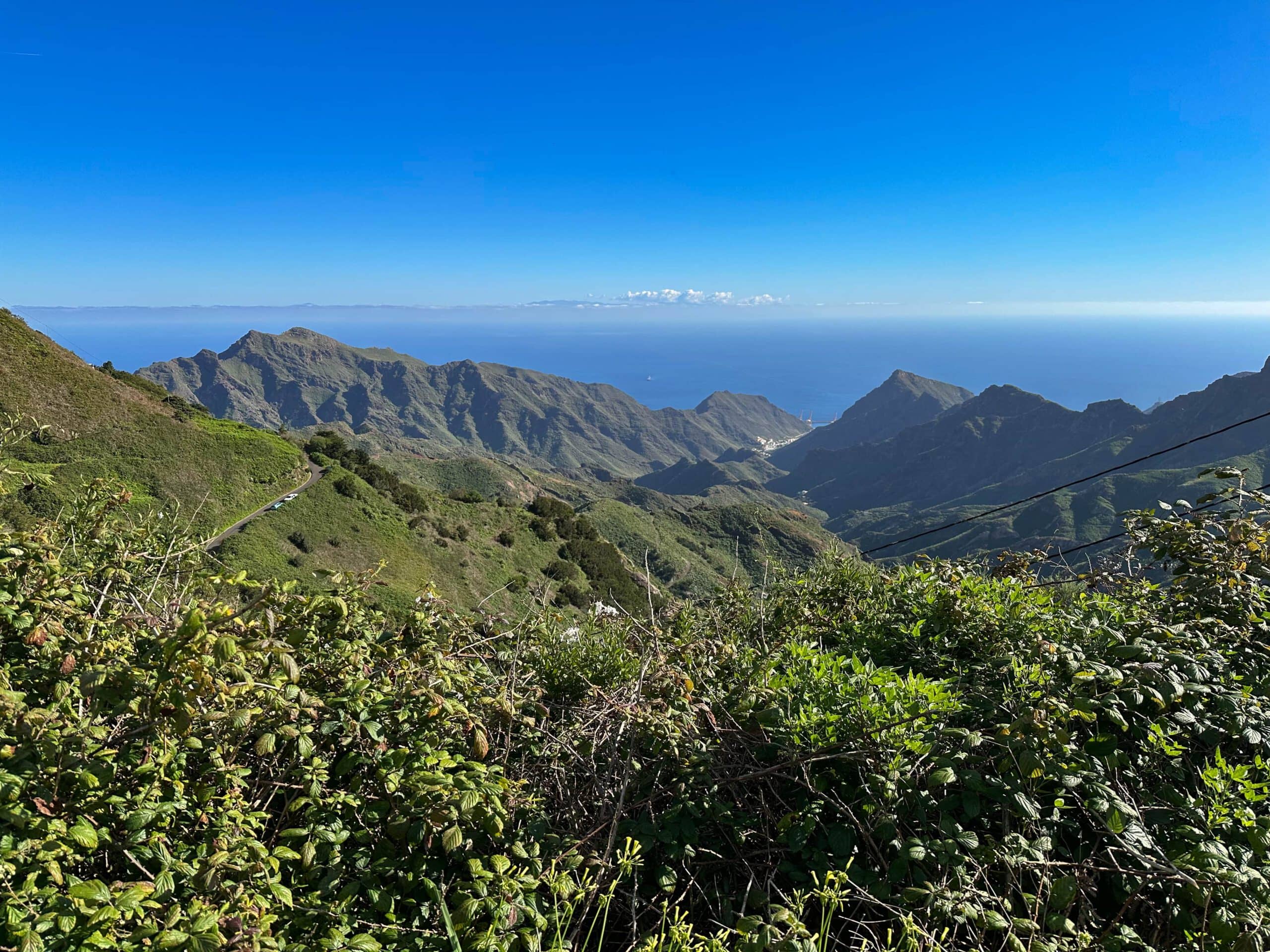 Blick vom Aufstiegsweg zum Cruce Afur Richtung Westen