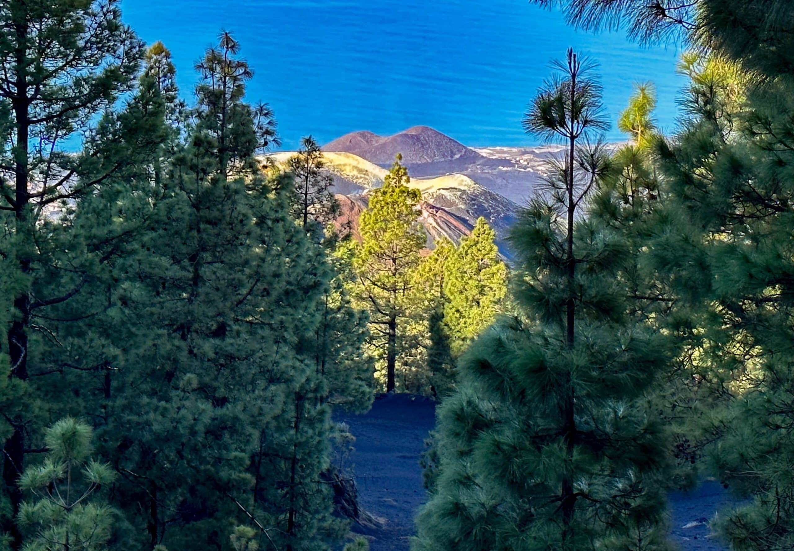 View from the hiking trail on the Tajogaite