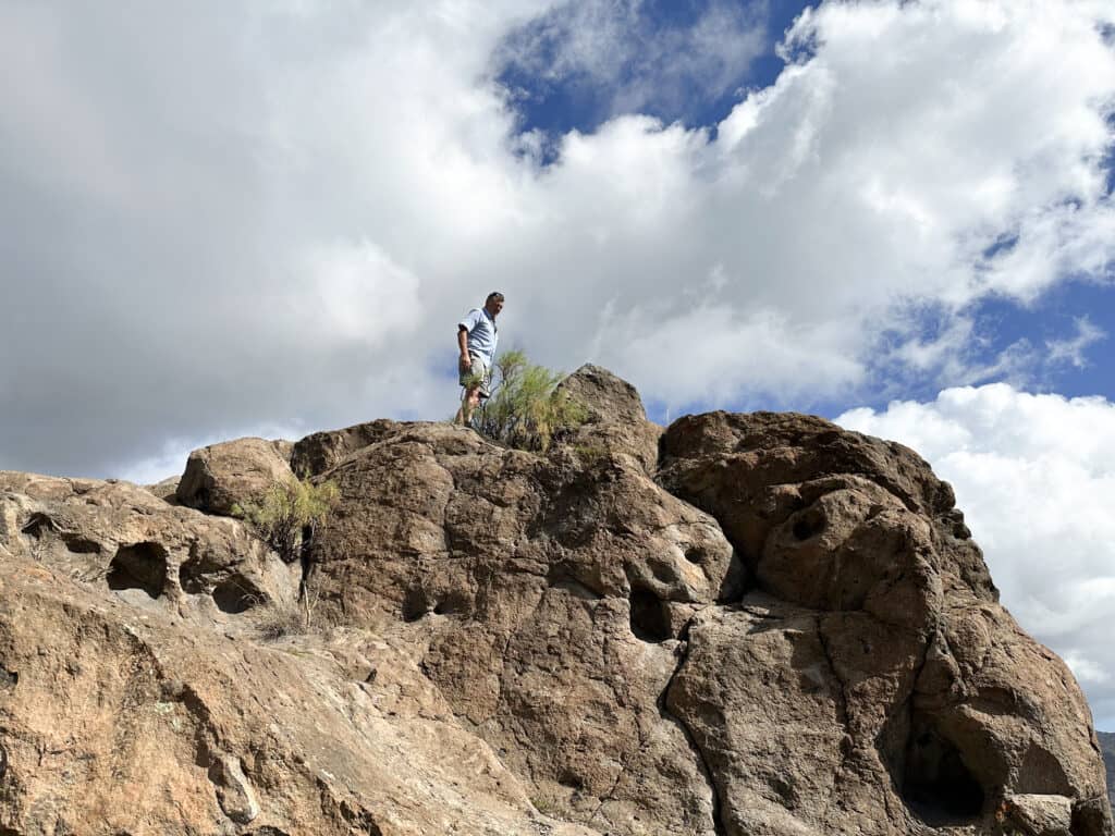 Wanderer auf dem Felsentor