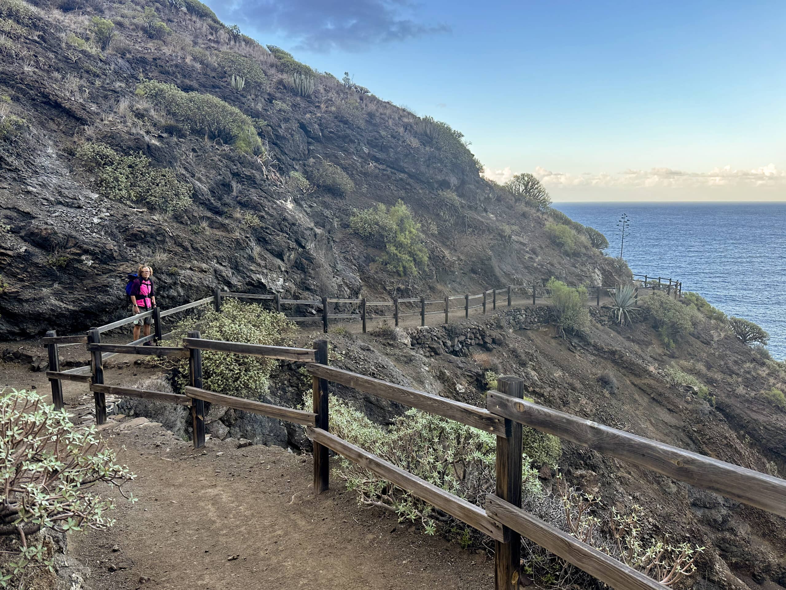 Gut gesicherter Abschnitt des Küstenwanderweges GR-132