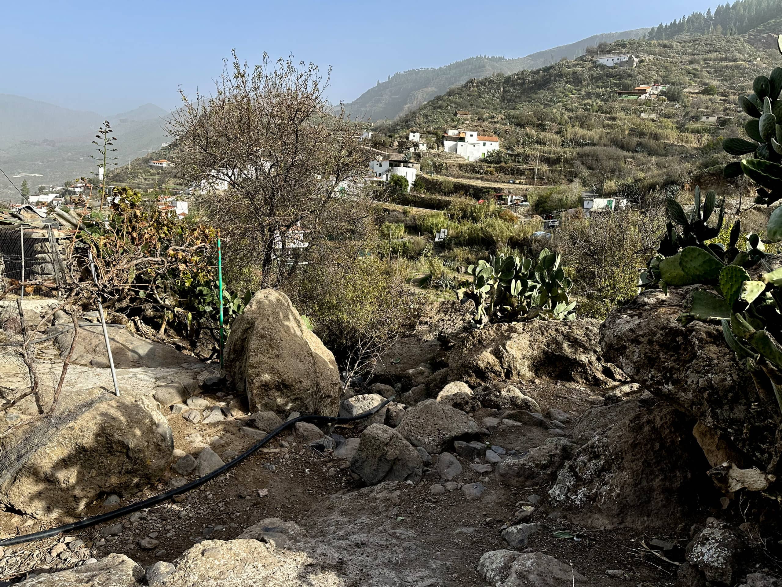 Hiking trail into La Culata