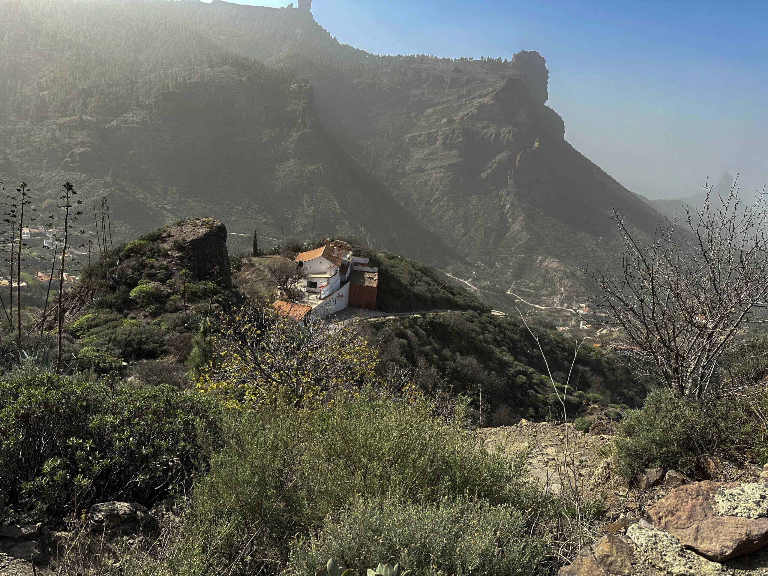 Vista de La Culata desde la ruta de senderismo
