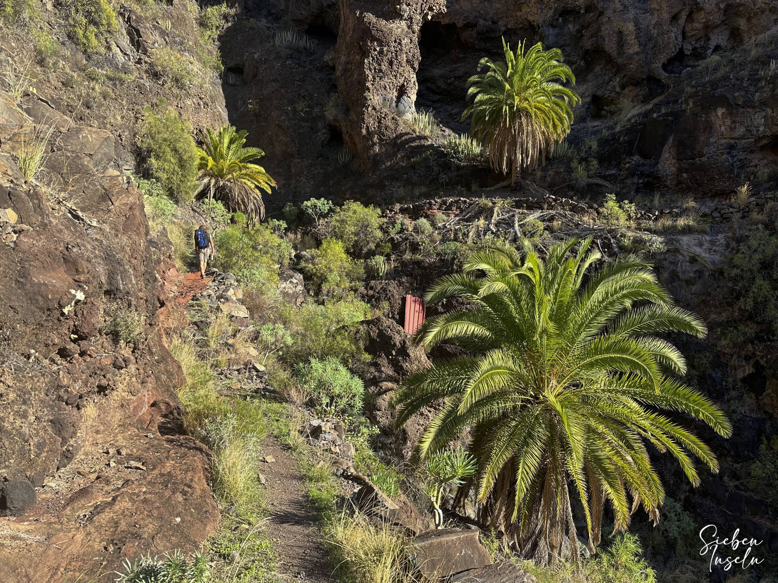 Wanderweg GR-132 Etappe 6 durch den Barranco de la Negra