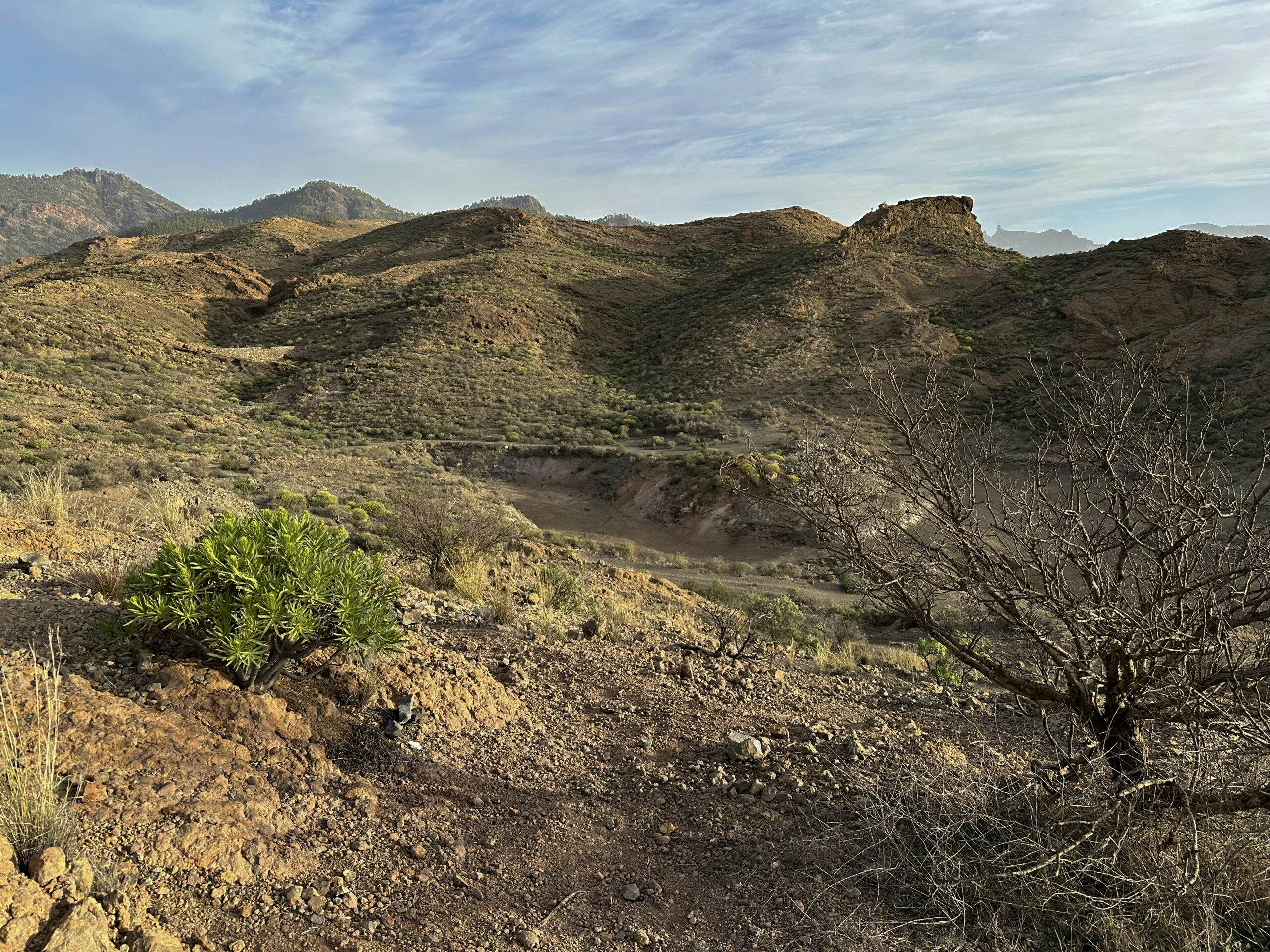 Vista de la meseta de Majada Alta
