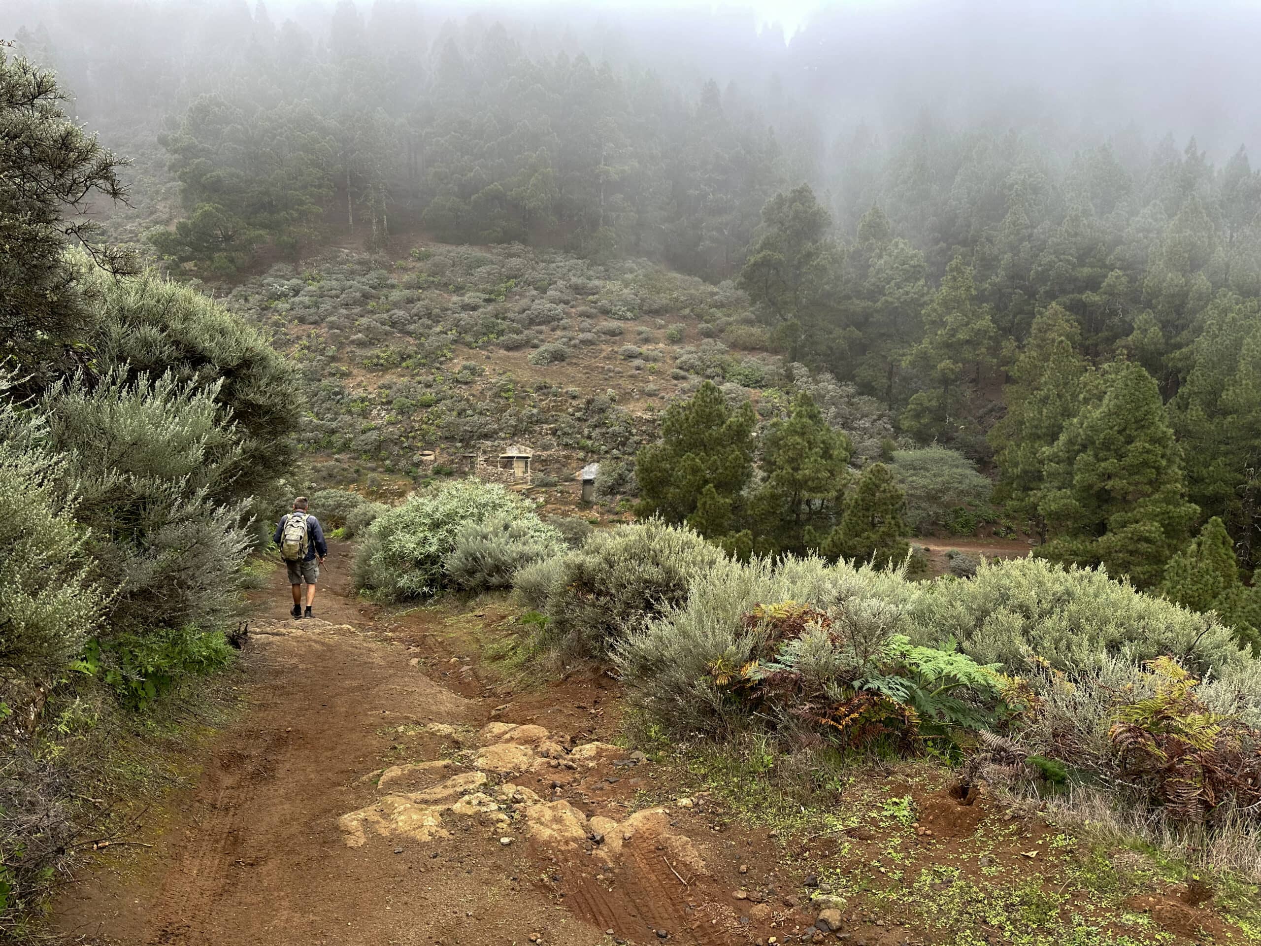 Ruta de senderismo bajo la Caldera de Los Marteles
