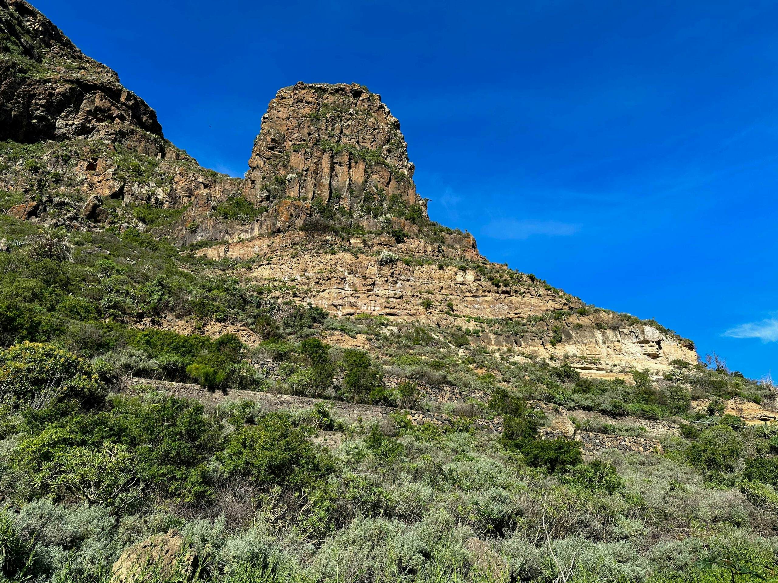 Hiking trail in the Barranco de Ruiz