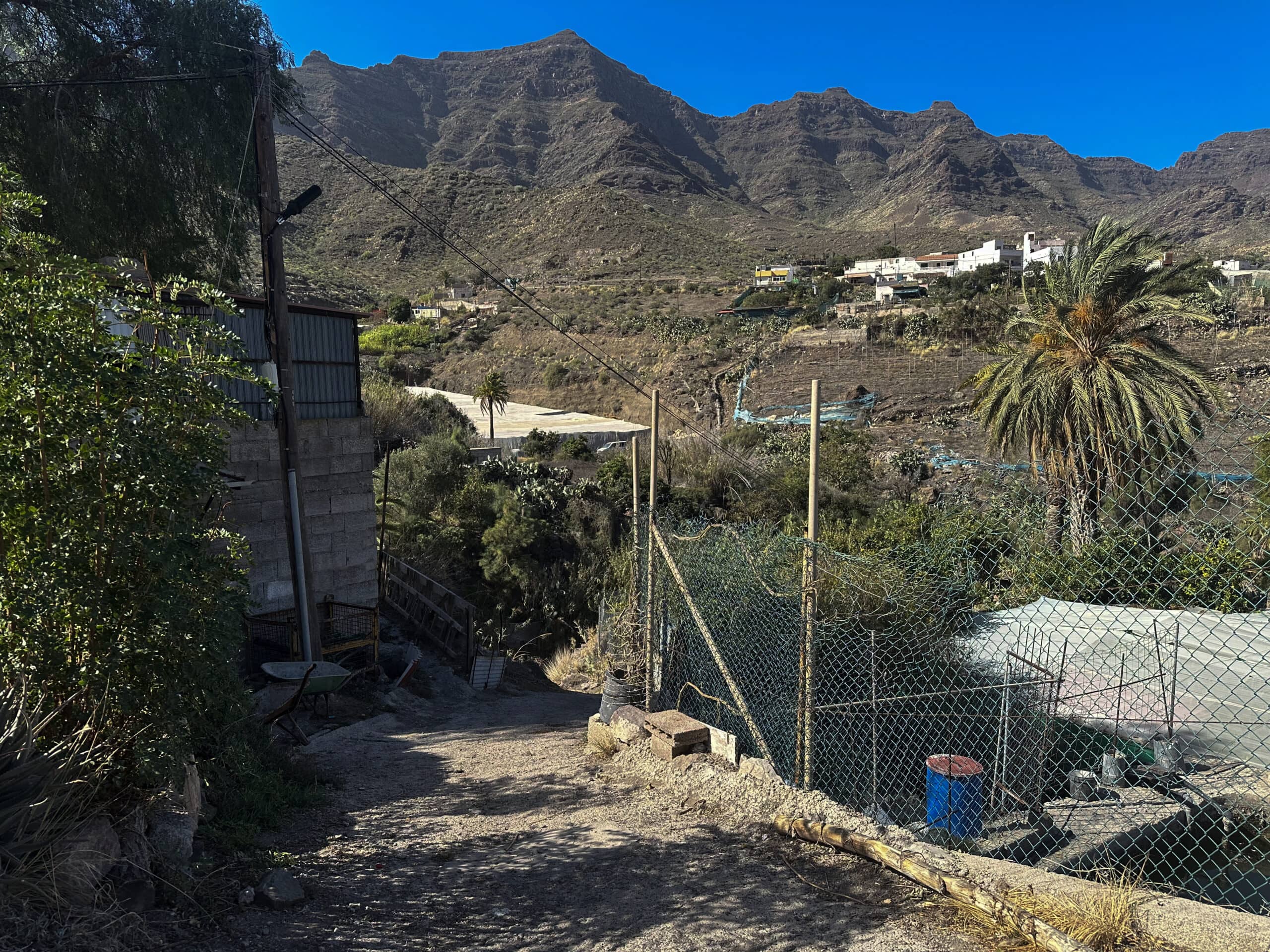 Hiking trail via Aldea de San Nicolás