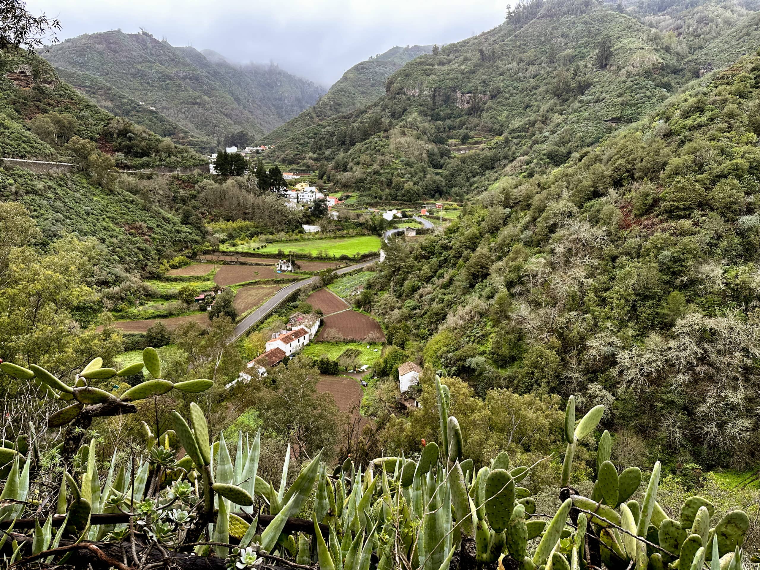 Vista desde el camino de subida hacia Valsendero
