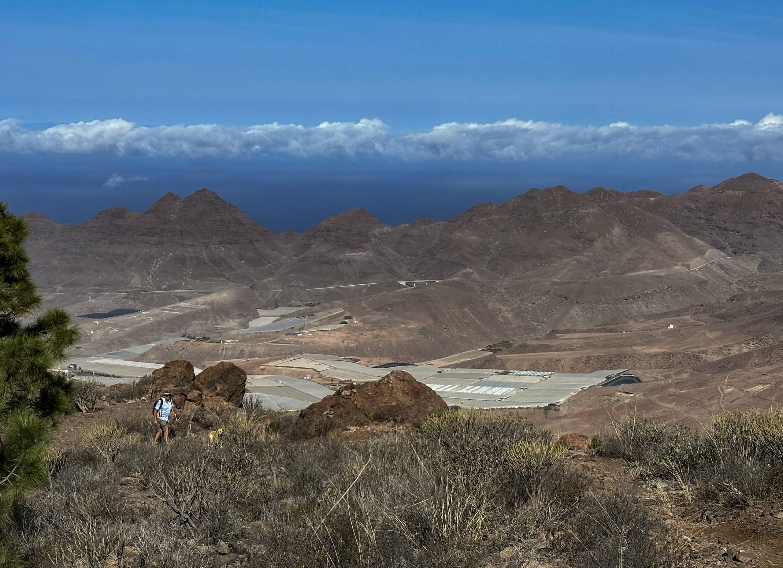 Camino de descenso por Aldea de San Nicolás
