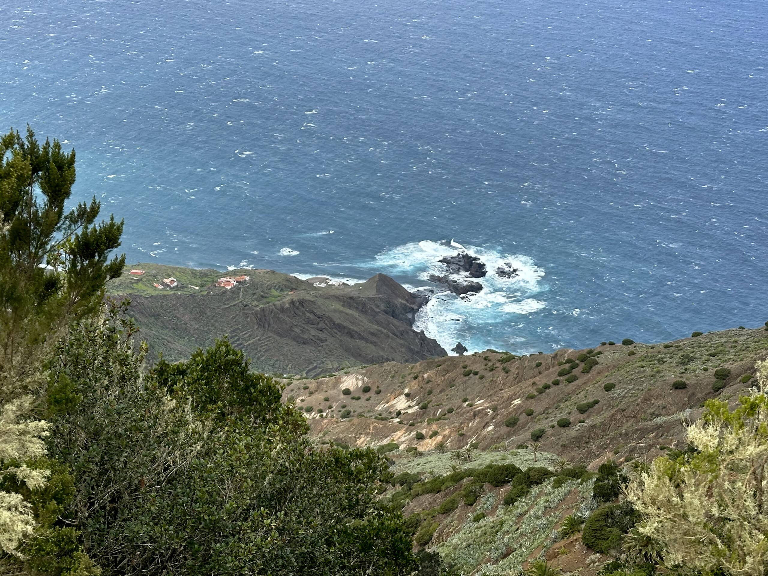 Vista desde el camino de subida hacia Arguamul
