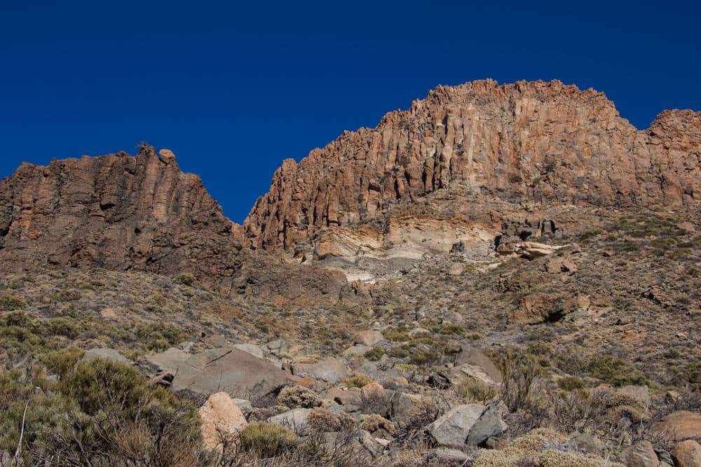 Schroffe Felsen - Guajara