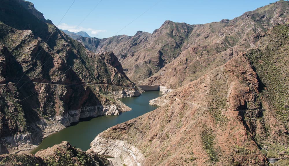 Stausee im Inselwesten von Gran Canaria
