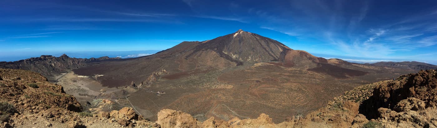 Subida a la Guajara desde el Parador Nacional de la Cañadas