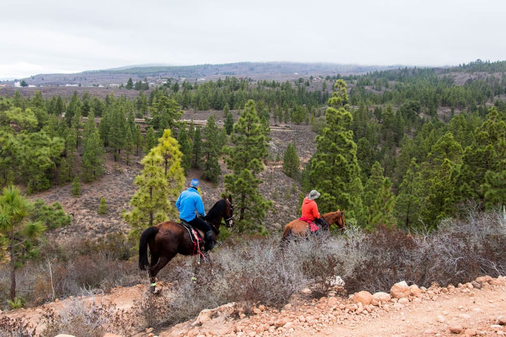 Riders in the mountains