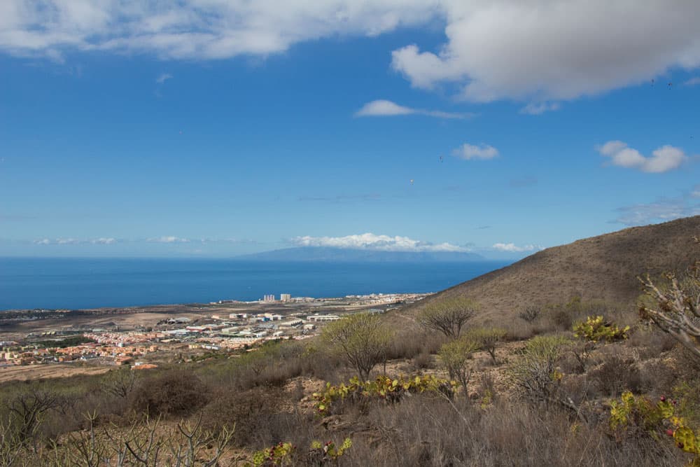hiking path over Adeje
