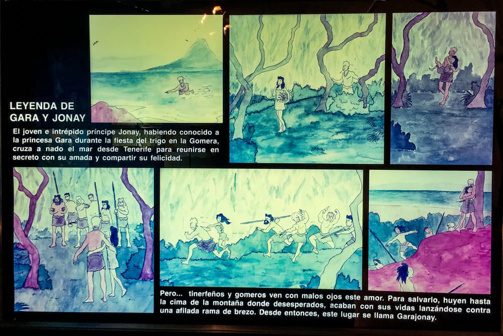 The legend about Gara and Jonay