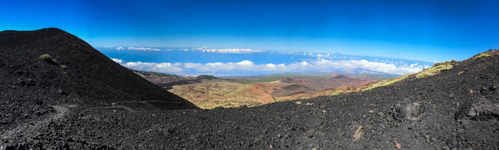 Panorama view from the sloops of Pico Viejo
