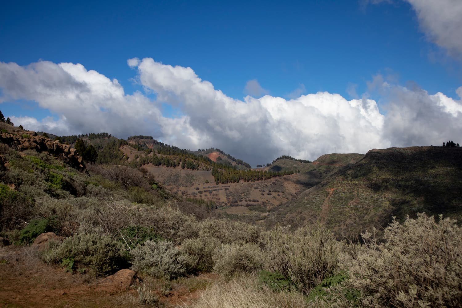 Clouds over the plateau