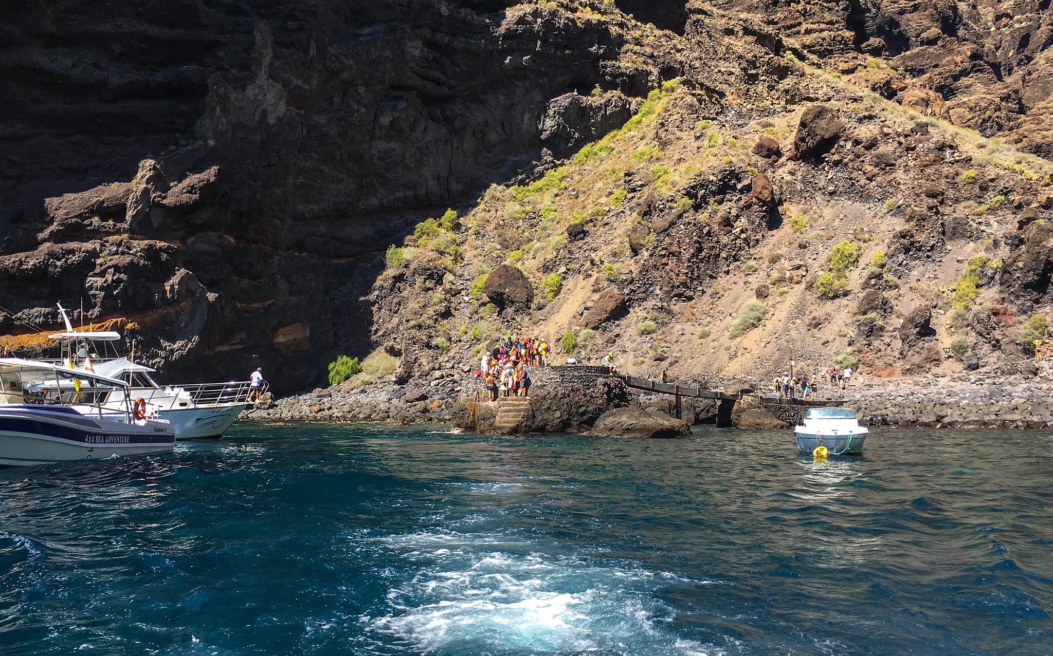 Pick-up by boat - as here before the closure - will no longer be possible.