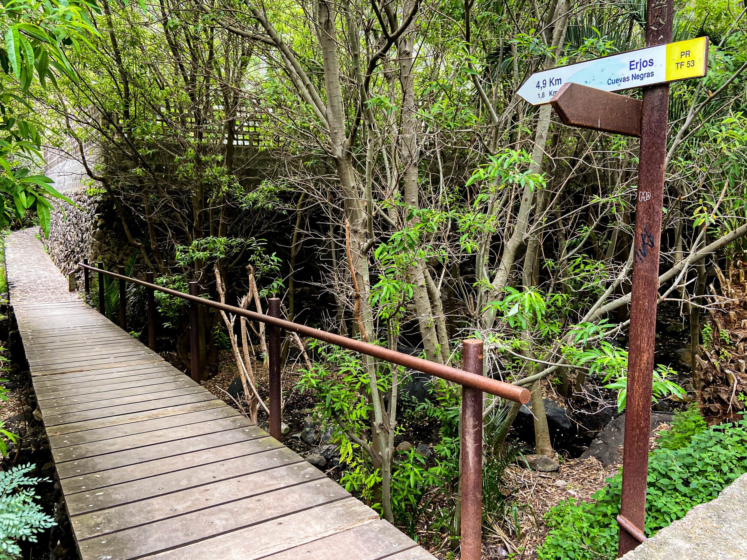 Start der Wanderung auf dem PR TF 53 in Los Silos
