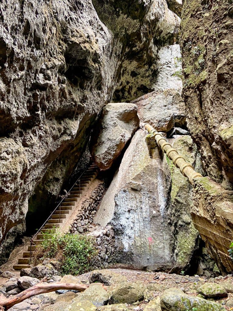 Treppenaufgang an der Galería Escalera