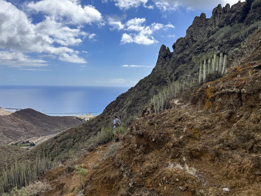 Abstiegsweg vom Plateau 