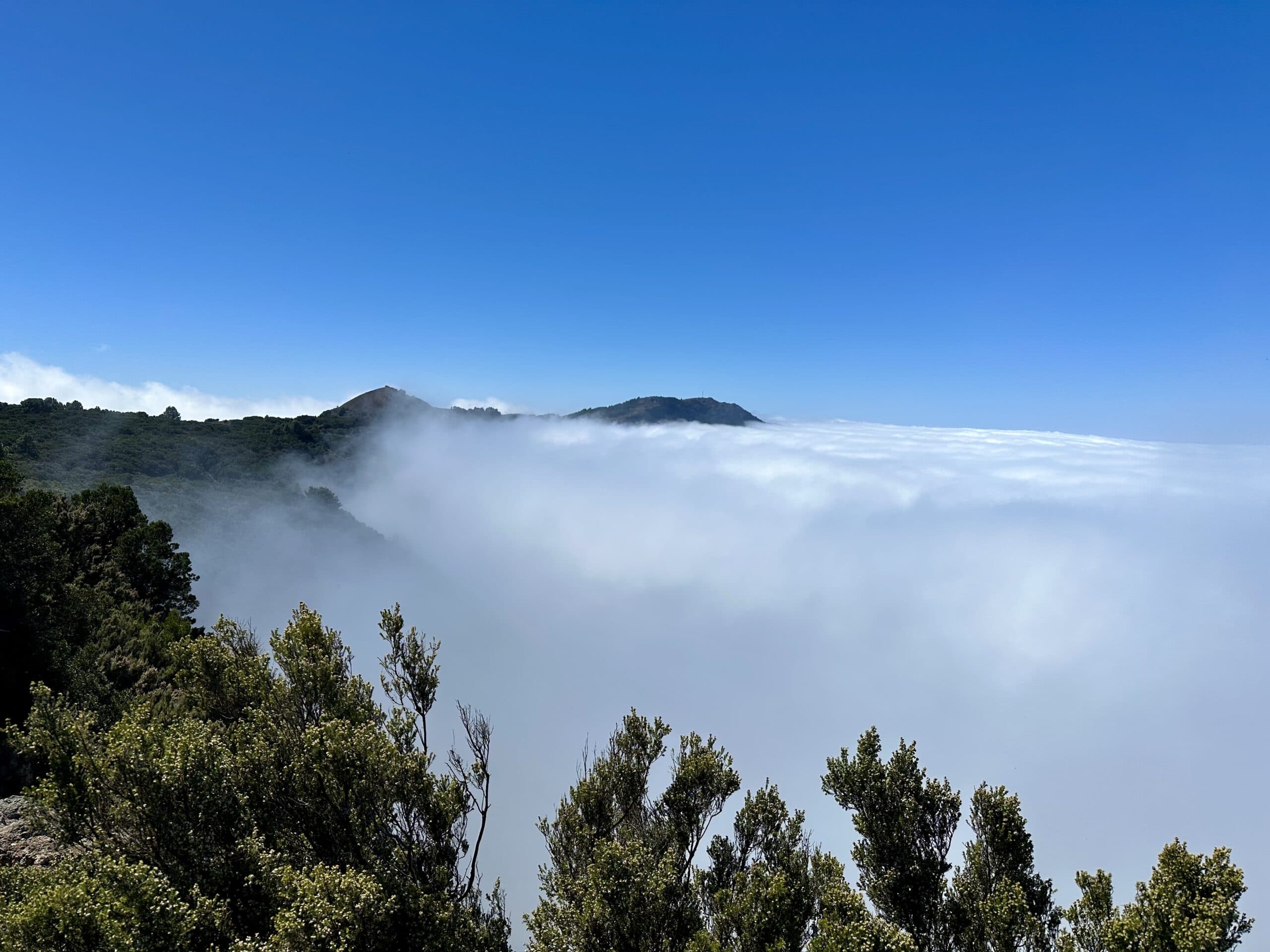 El Hierro - Wolken über der Cumbre - Camino de la Virgen