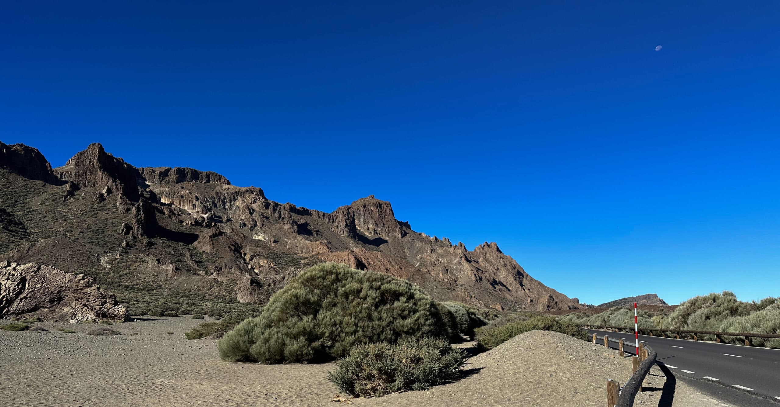 Aparcamiento en la TF-28 - punto de partida de la caminata
