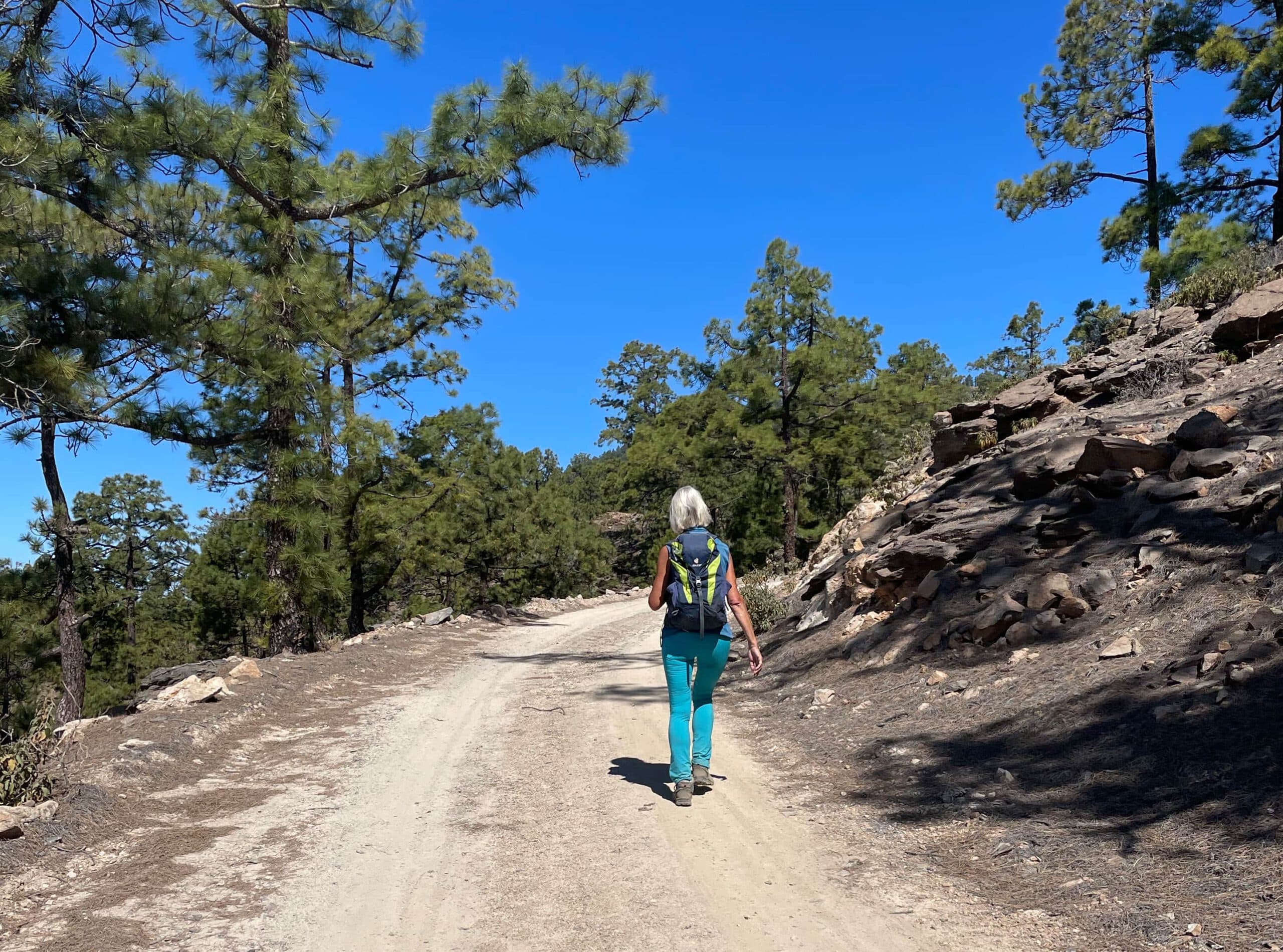 Senderismo por la pista
