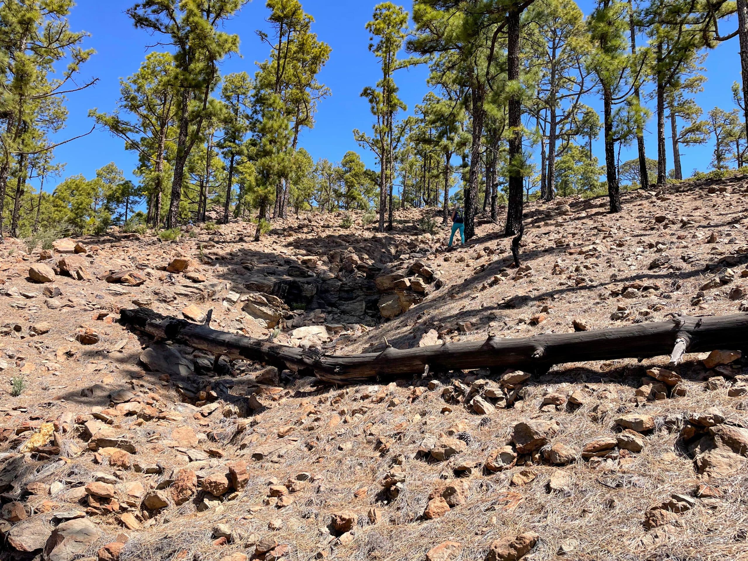 Ruta de senderismo hacia la Montaña de Las Lajas
