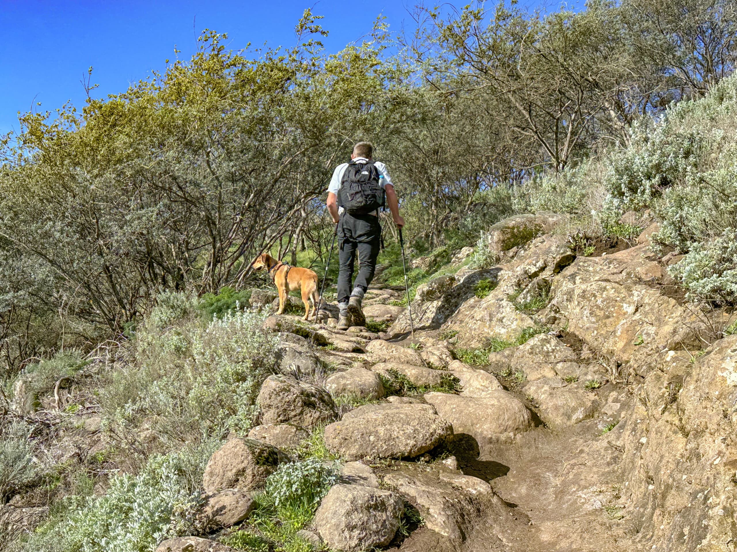 Hiking trail towards Artenara via Fontanales
