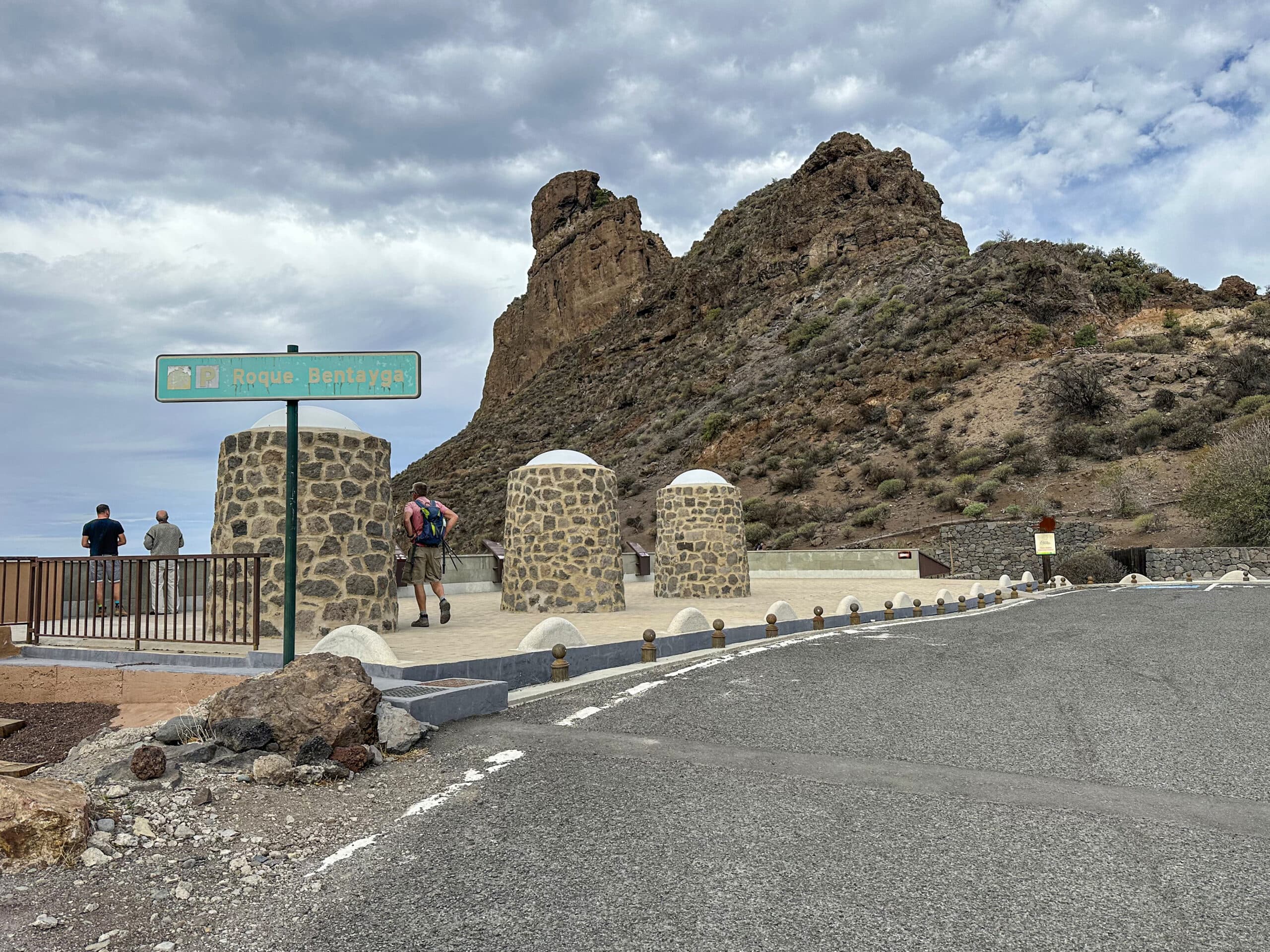 Aussichtsplattform vor dem Roque Bentayga