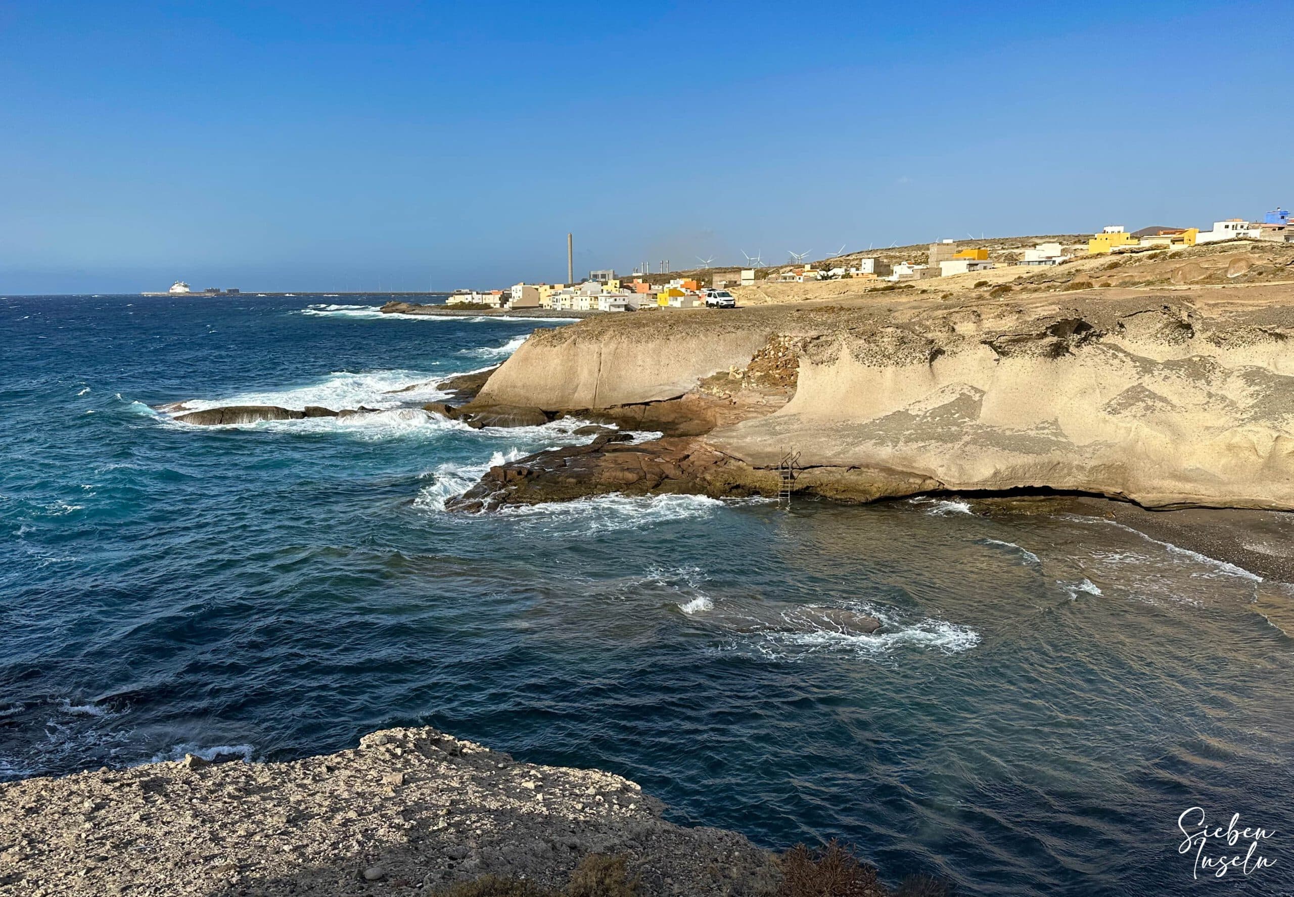 Blick zurück auf La Caleta