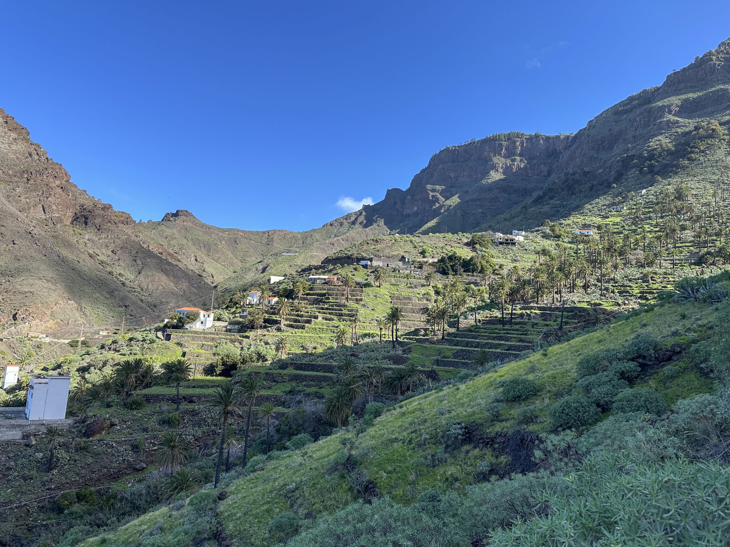 Beginn des Aufstiegsweges bei Taguluche