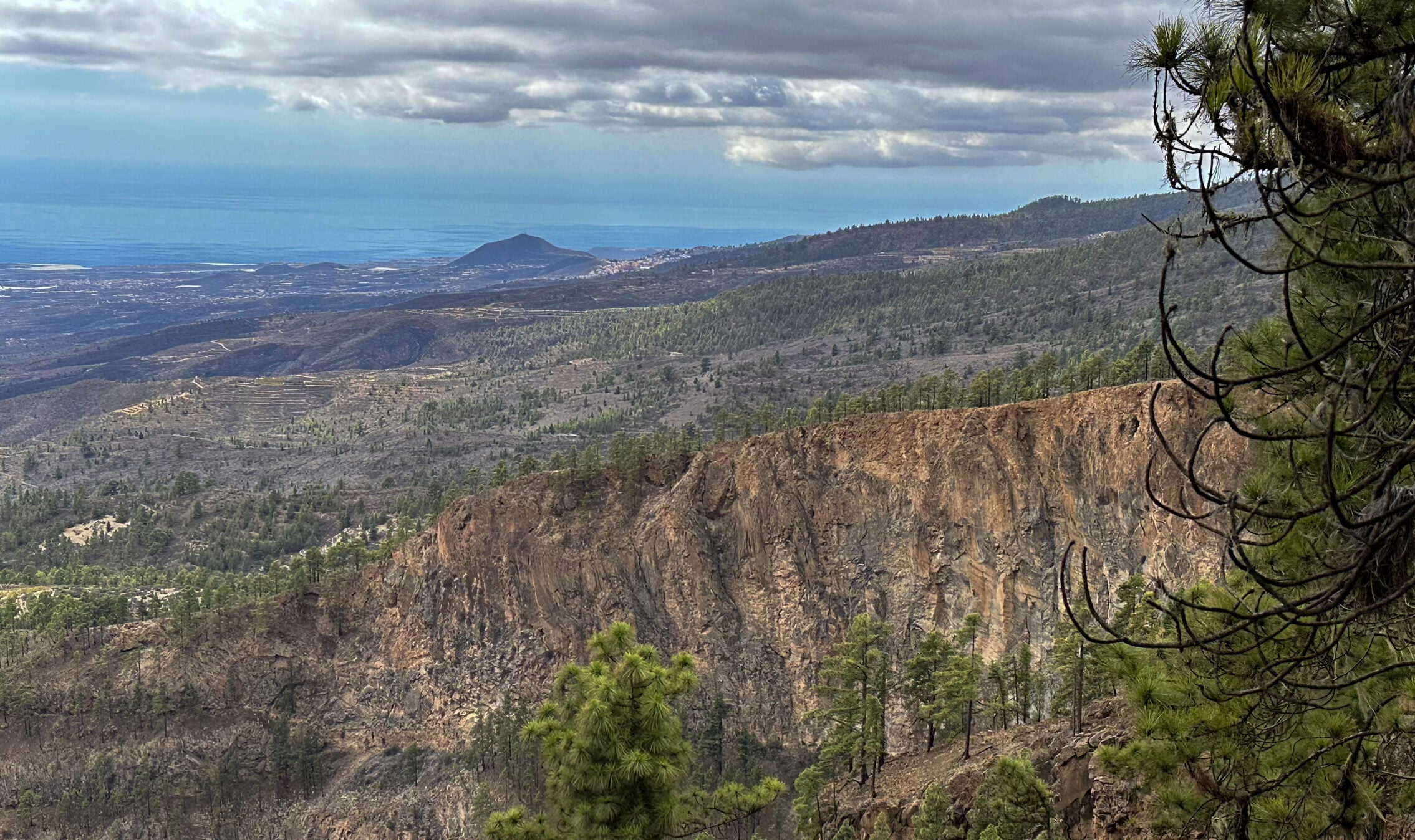 Ruta circular grande desde Arico hasta el área recreativa El Contador