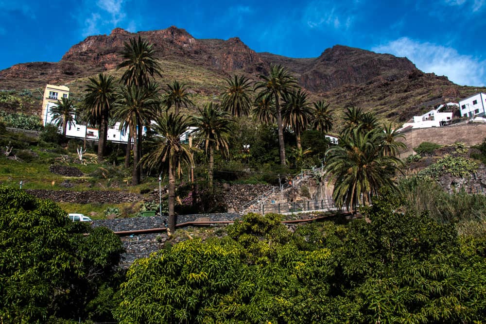 Straßen und Wege im Ortsteil La Calera im Valle Gran Rey