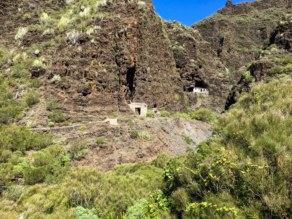 Barranco Natero - Galeria mit Gleisanlagen