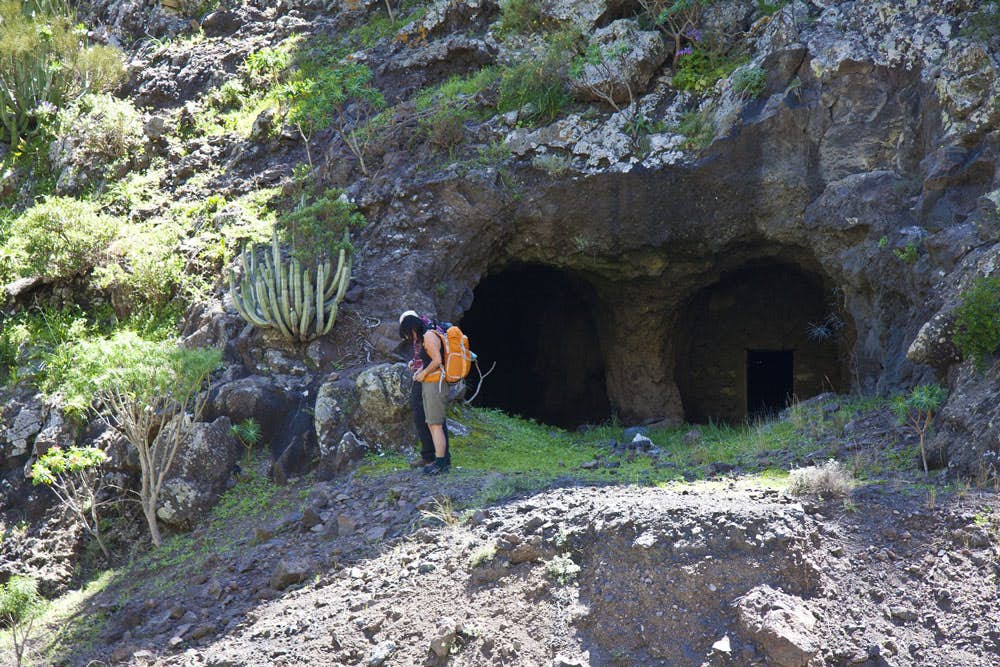Barranco Natero - Tunneleingang