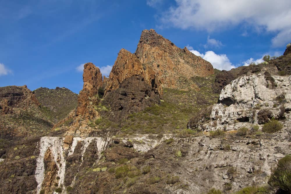 Barranco Seco - Blick auf den Risco Blanco