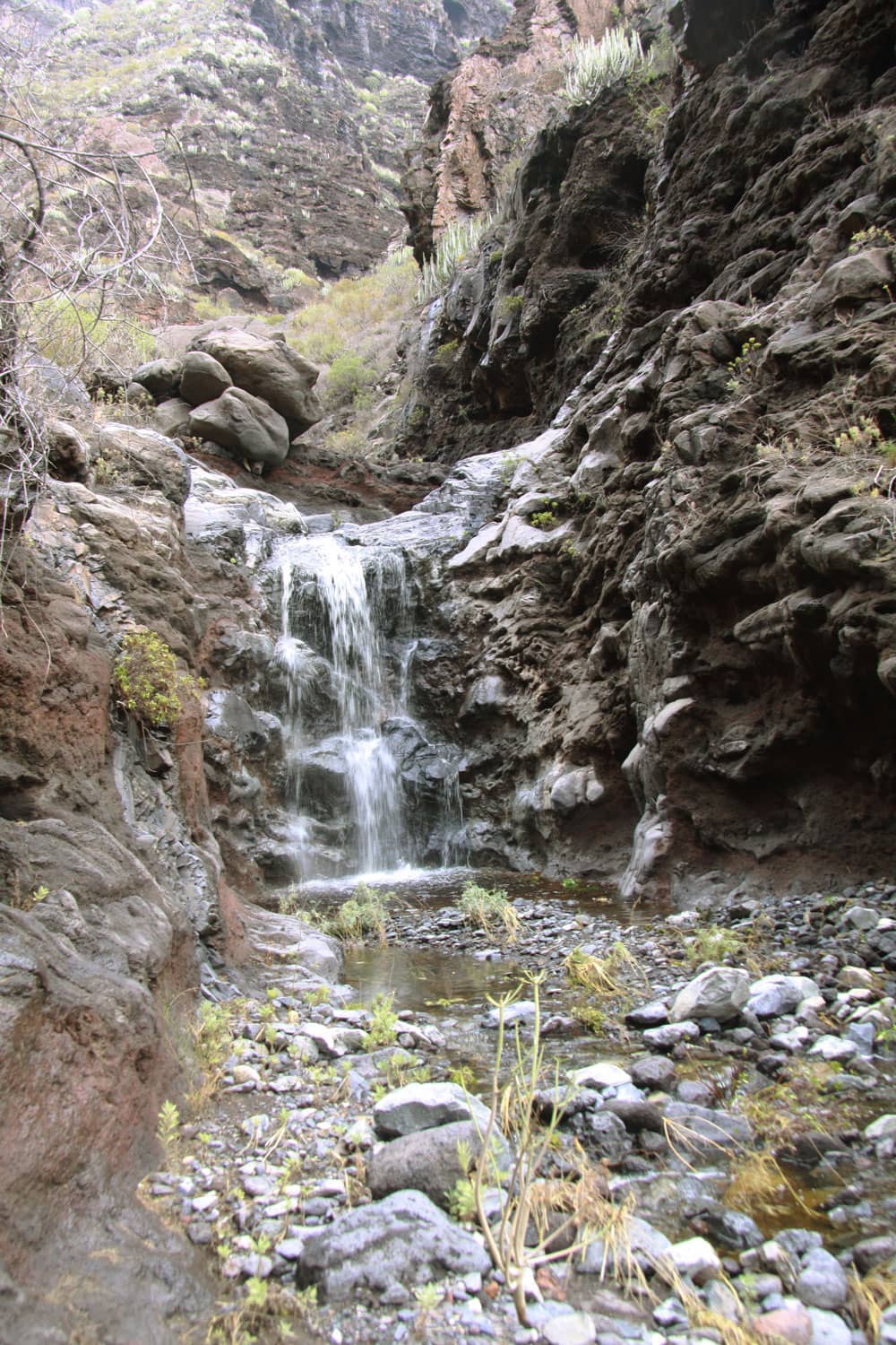 Barranco Seco - kleiner Wasserfall